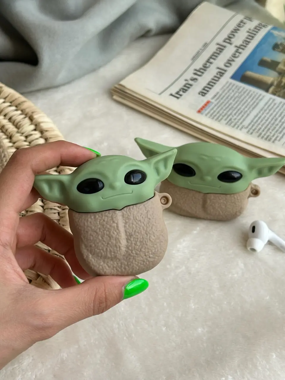 acf444 کاور ایرپاد Baby Yoda (کدa0019) - تصویر 1