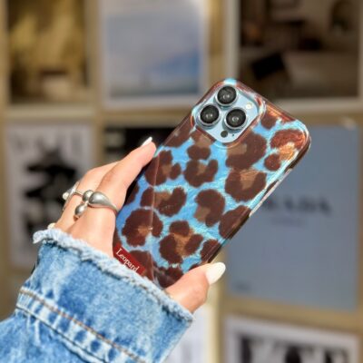 قاب Aqua Leopard آیفون (کدC2088)