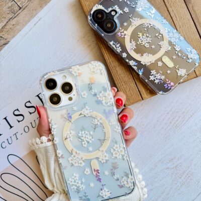 قاب شکوفه هولوگرامی با مگ سیف (کدC2029)