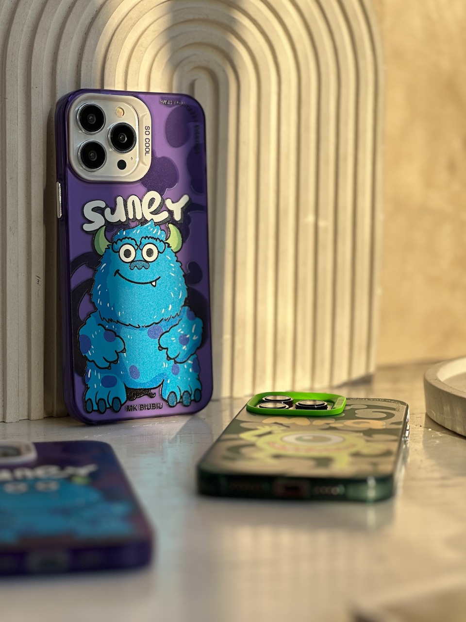 37fb62.jpeg قاب Mike & Sully برند SoCool آیفون ، سامسونگ ، شیائومی (کدC1402) - تصویر 1