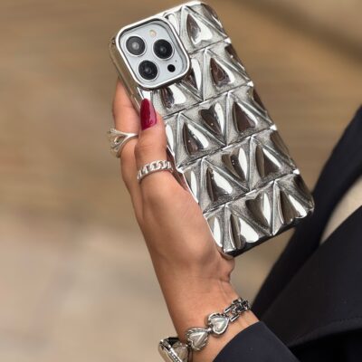 قاب Silver Heart با ورقه شاینی (کدC1876)