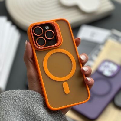 قاب Matte CasePro Lens with MagSafe استند شو با لنز رینگی (کدC1608)