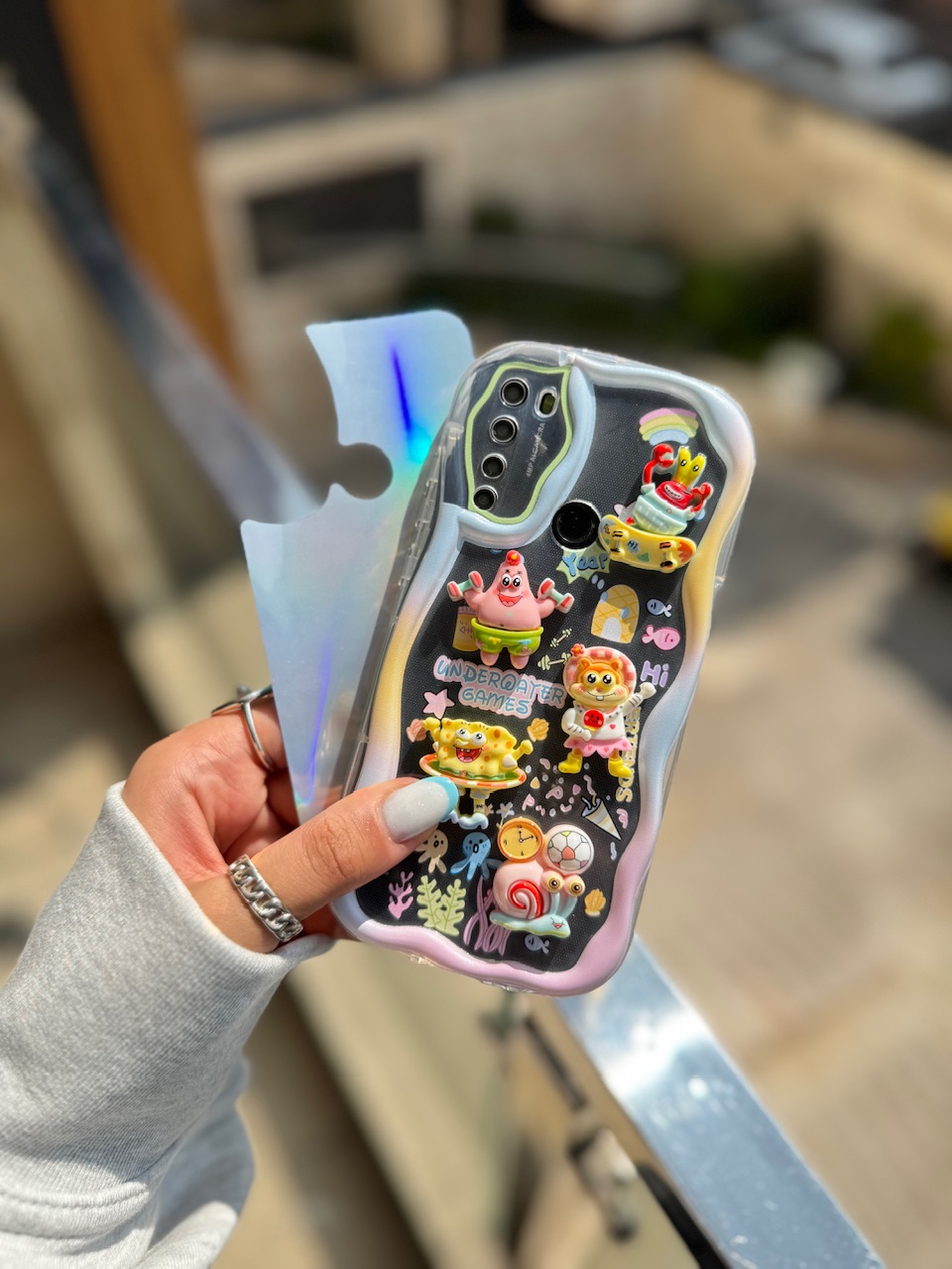 80bc89.jpeg قاب باب اسفنجی برجسته سامسونگ و شیائومی (کدC1979) - تصویر 1