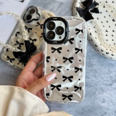 قاب Cute Bow Tie با آویز (کدC2074)