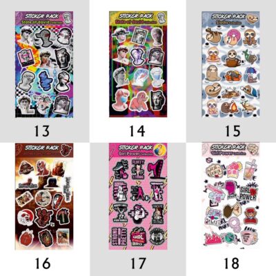 پک استیکر شماره 1 تا 78 (کدa0142)