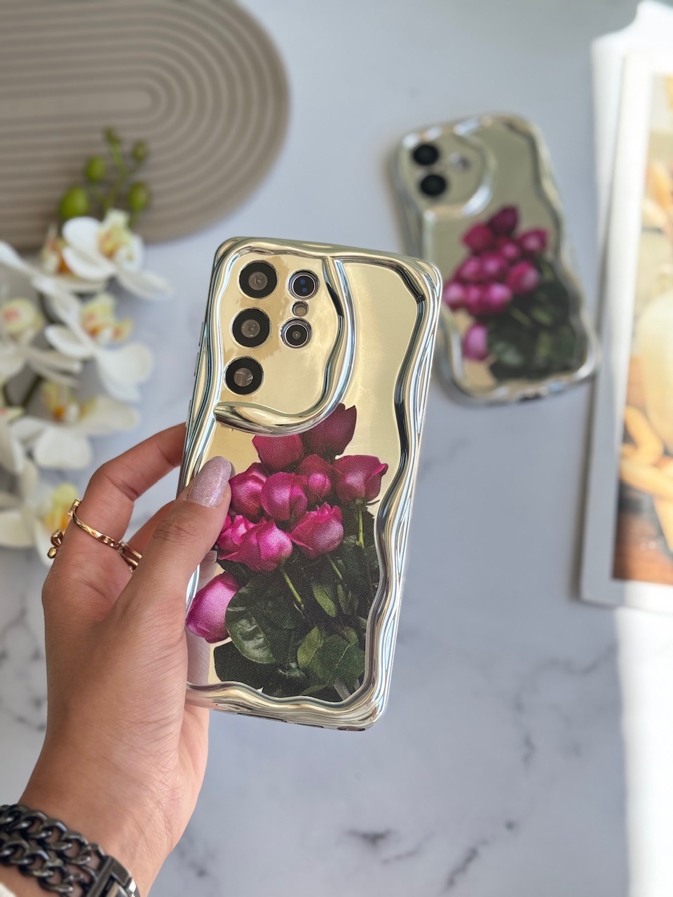 9d8d81.jpeg قاب Rose آیفون و سامسونگ و شیائومی (کدC1997) - تصویر 1