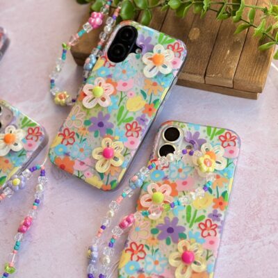 قاب باغچه با آویز و گل های برجسته (کدC2079)