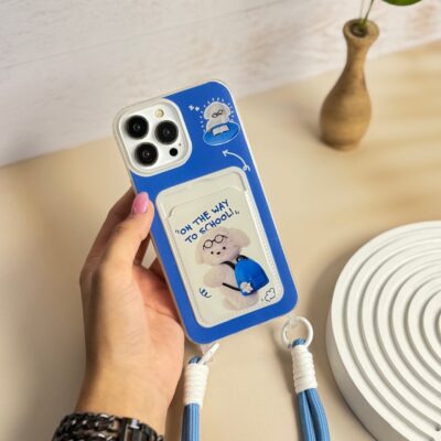 قاب جاکارتی سگ کوله دار با بند (کدC1805)