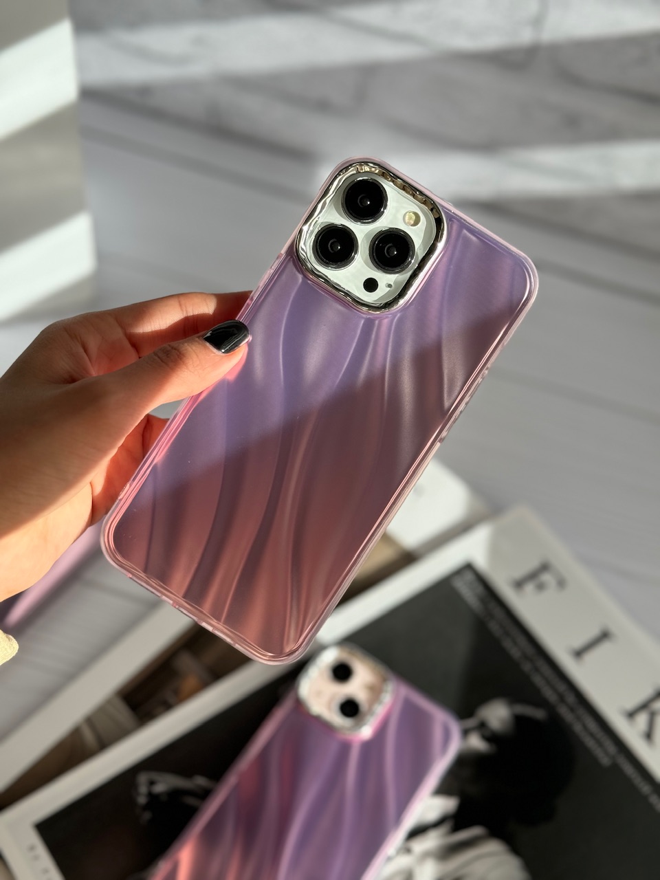 f1dfcc.jpeg قاب موج صورتی (کدC1495) - تصویر 1