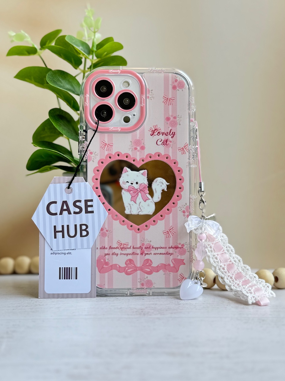 f5733f.jpeg قاب گربه اشراف زاده با آویز آیفون ، سامسونگ ، شیائومی (کدC2039) - تصویر 1