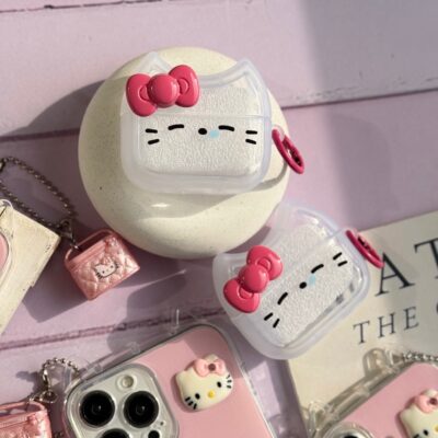 کاور ایرپاد هلوکیتی شفاف گوش دار (کدa0303)