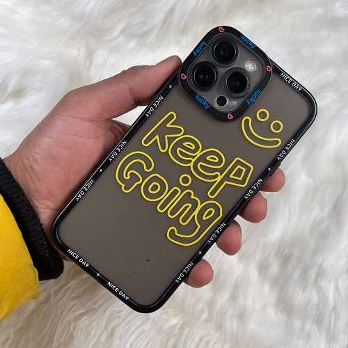 قاب موبایل آیفون روز خوب مشکی دودی