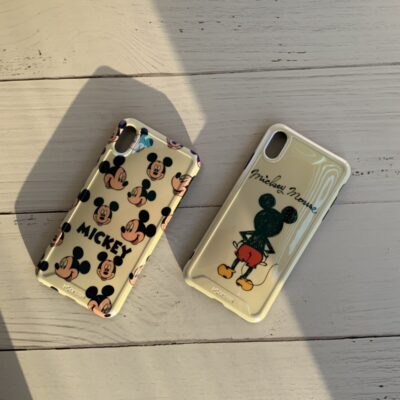 قاب موبایل آیفون میکی نقاشی هلوگرامی محافظ لنز