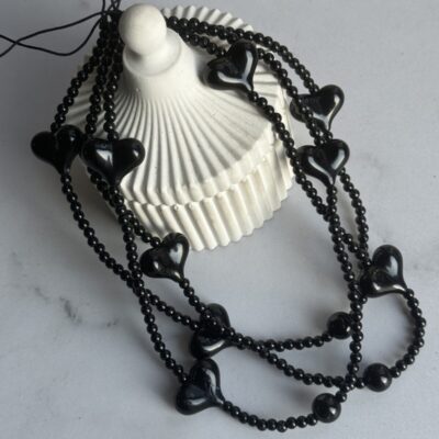 آویز و بند قلب بلک هارت