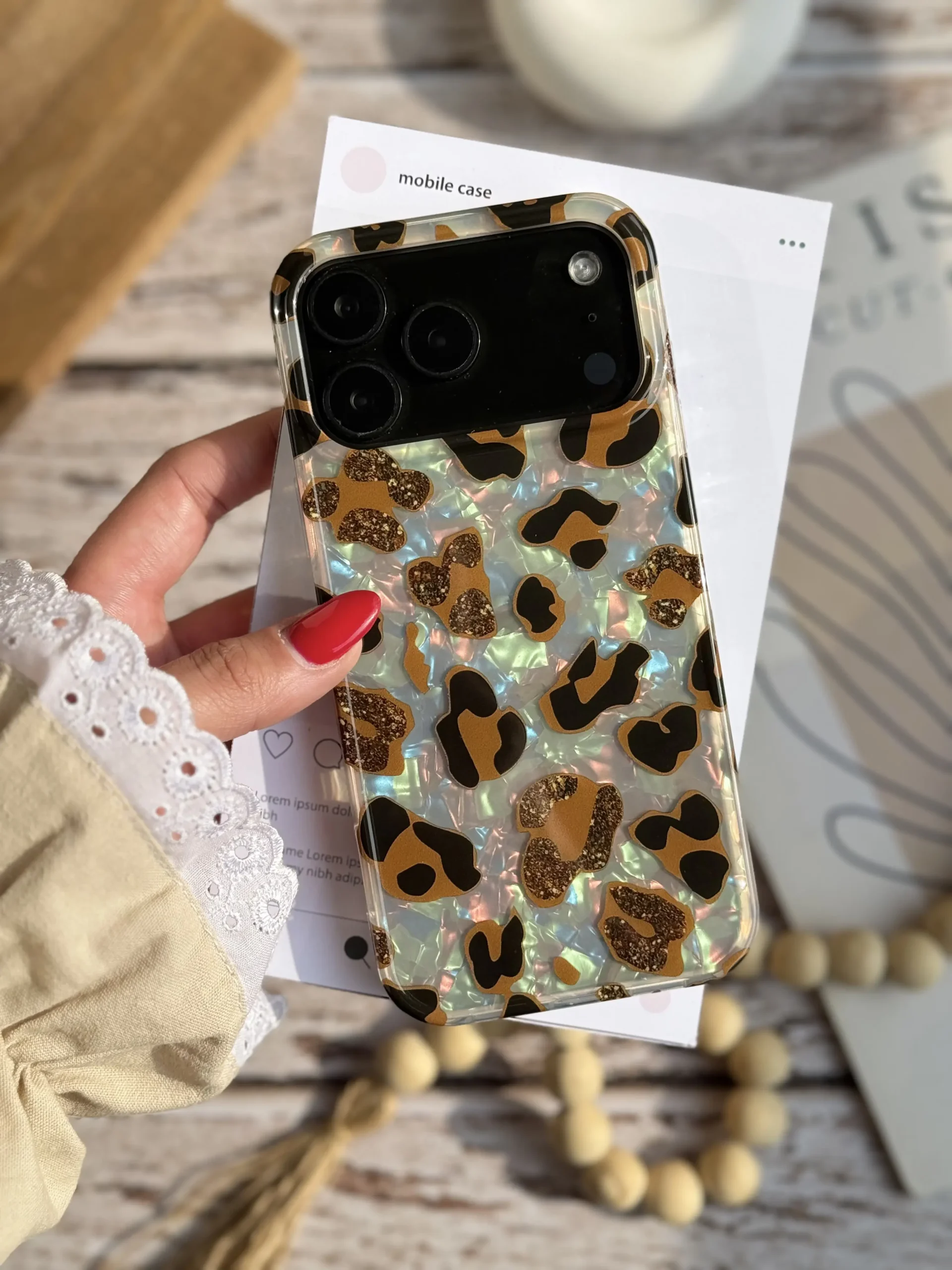 acb0e6-2 قاب پلنگی یخی سامسونگ ، شیائومی (کدC2191) - تصویر 1