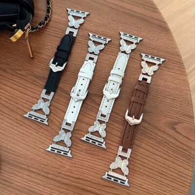 بند چرم و دیاموند پروانه