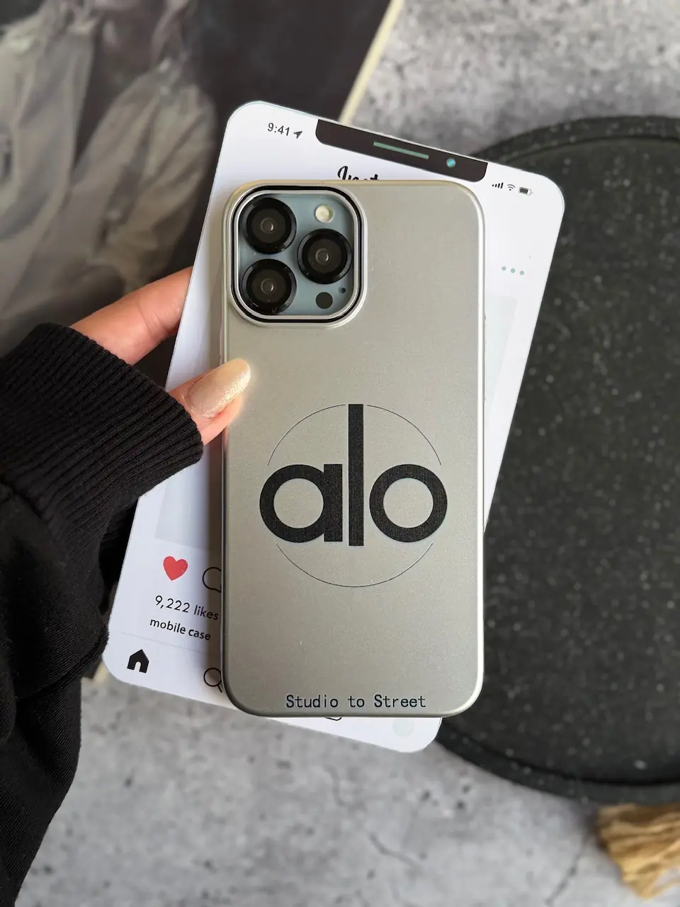 3ae1d7-1 قاب Silver alo آیفون و سامسونگ (کدC2183) - Image 1