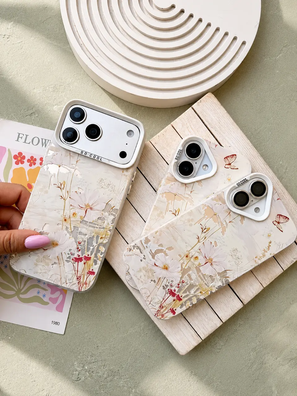 6a460b قاب SoCool Butterfly Bloom (کدC2248) - Image 1
