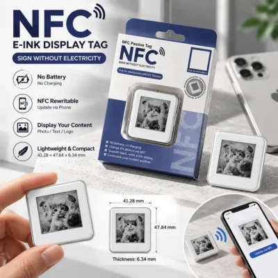 NFC TAG با نمایشگر تصویر (a0348)